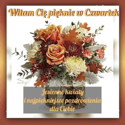 Jesienne kwiaty czwartek